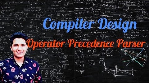 Operator Precedence Parsers Compiler Design