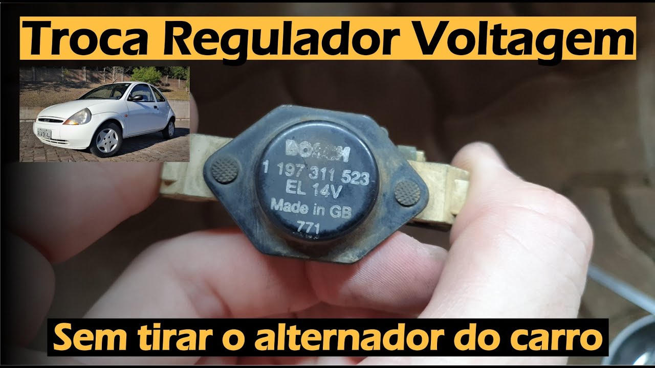Troca do Regulador de Voltagem (sem tirar o alternador do Ka