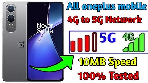 All oneplus phone 4G to 5G Network Settings || How to Solve Network problem in Oneplus phone 2025
