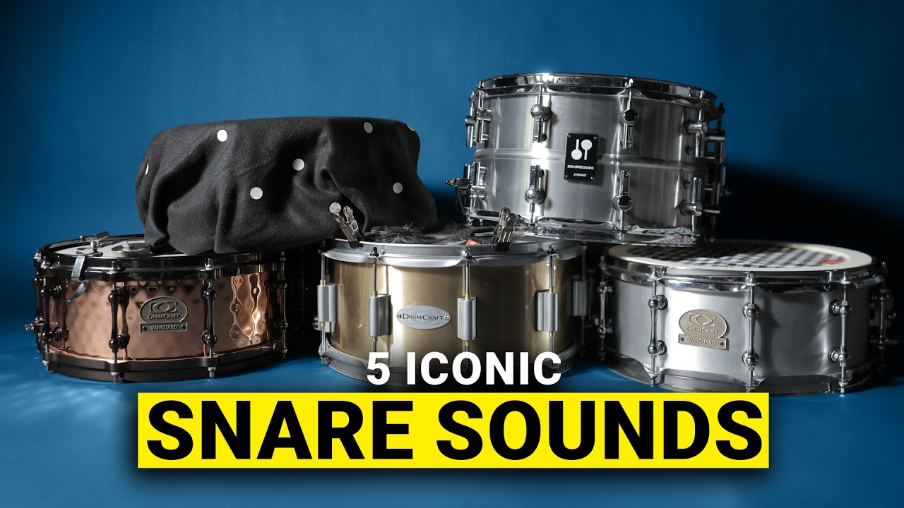 5 ICONIC Snare Drum Sounds you HAVE to know! 🥁 | Art Of Drumming
