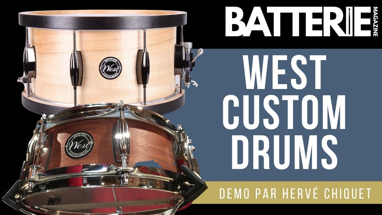 Watch WEST CUSTOM DRUMS - Demo | Batterie Magazine # 204 on YouTube Watch WEST CUSTOM DRUMS - Demo | Batterie Magazine # 204 on YouTube