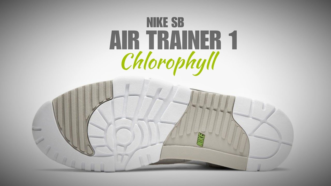nike air trainer 1 sb chlorophyll