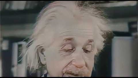 Albert Einstein Explains Relativity-Rare 1900s Footage(Al Enchanced and colorized)