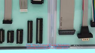 ipex micro coax cable for laptop hinge AS9100 85 ohm pair micro coaxial cable for ADAS camera Insula