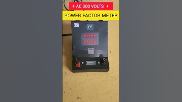 Power Factor Meter Connection with Load.#itielectrician #powerfactor#trending