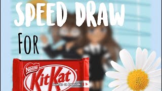 #KitFanartContest || Draw With Me! 🍫