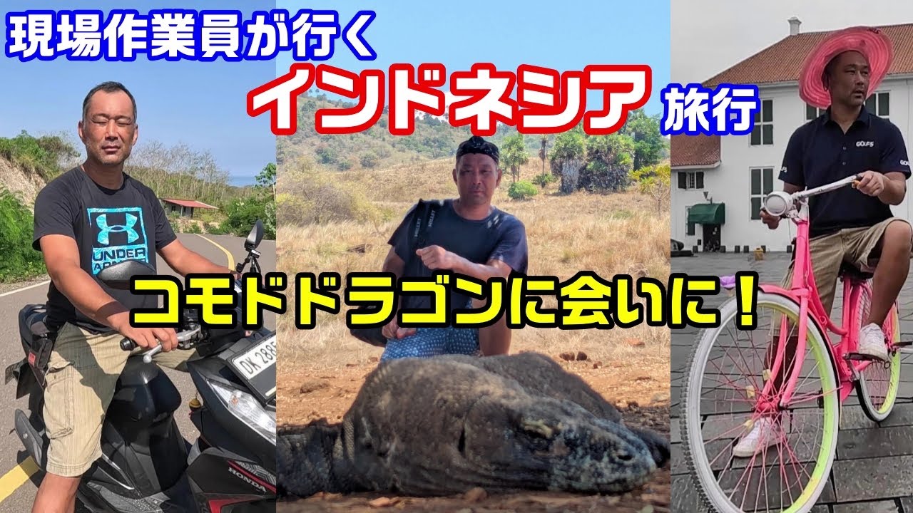 コモドドラゴンに会いたくてインドネシア旅行 / 現場作業員の休日