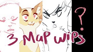 3 Map part wips + a preview