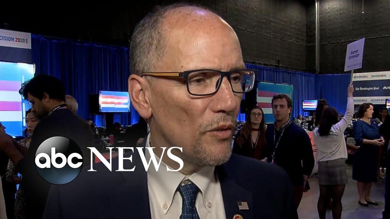 Tom Perez reacts to impeachment hearings post-Democratic debate