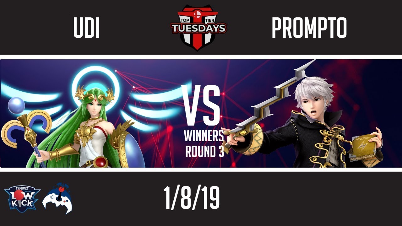 Top Tier Tuesday #15|Winners Round 3| UDI (Palutena) vs Prompto (Robin)