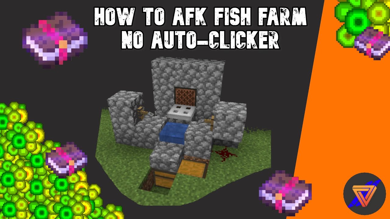 Minecraft | How to make an AFK Fish farm (no auto-clicker needed ...