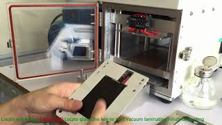 YMJ portable vacuum high precision oca lcd glass lamination machine