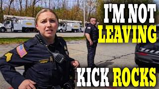 Female Sergeant Intimidation FAIL — Cops Walk of Shame | First Amendment Audit
