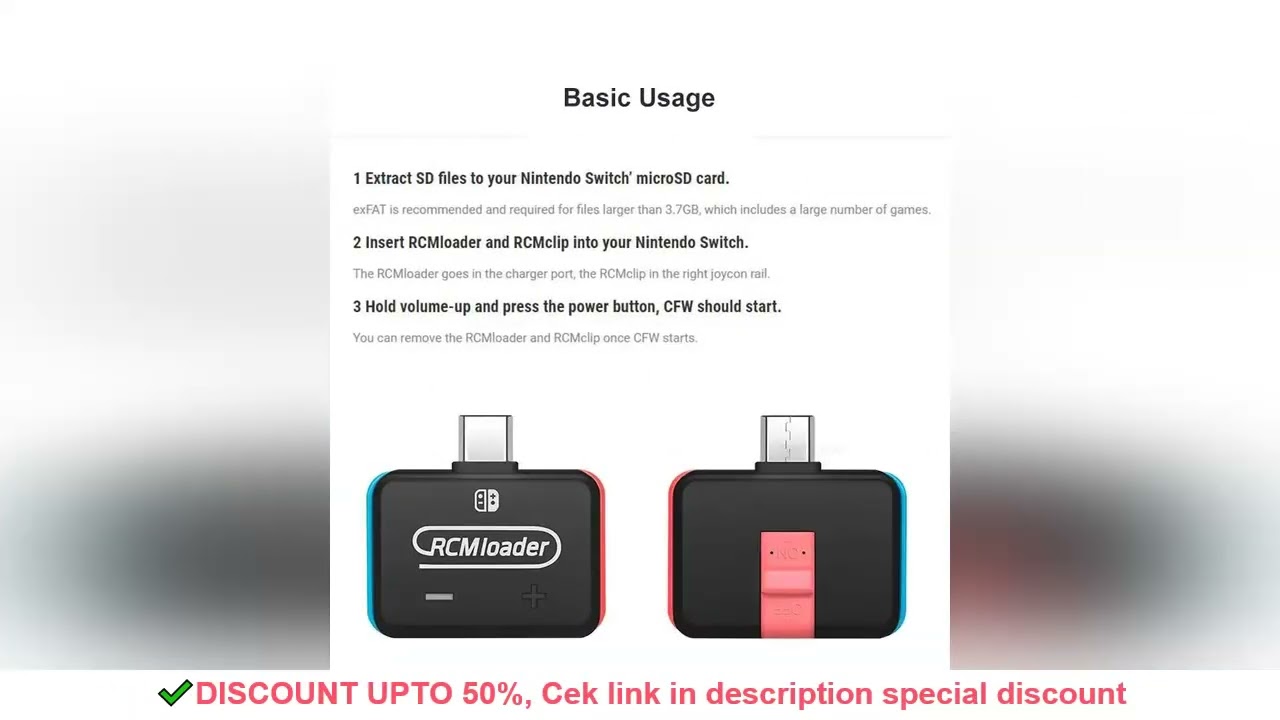 RCM Loader RCM /RCM Loader, RCM Jig Clip Tool with built-in injection program and included instructi