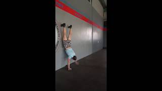 Handstand Hip Taps