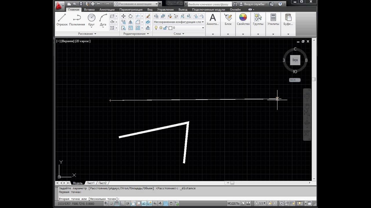 Как нарисовать в автокаде полилинию по координатам