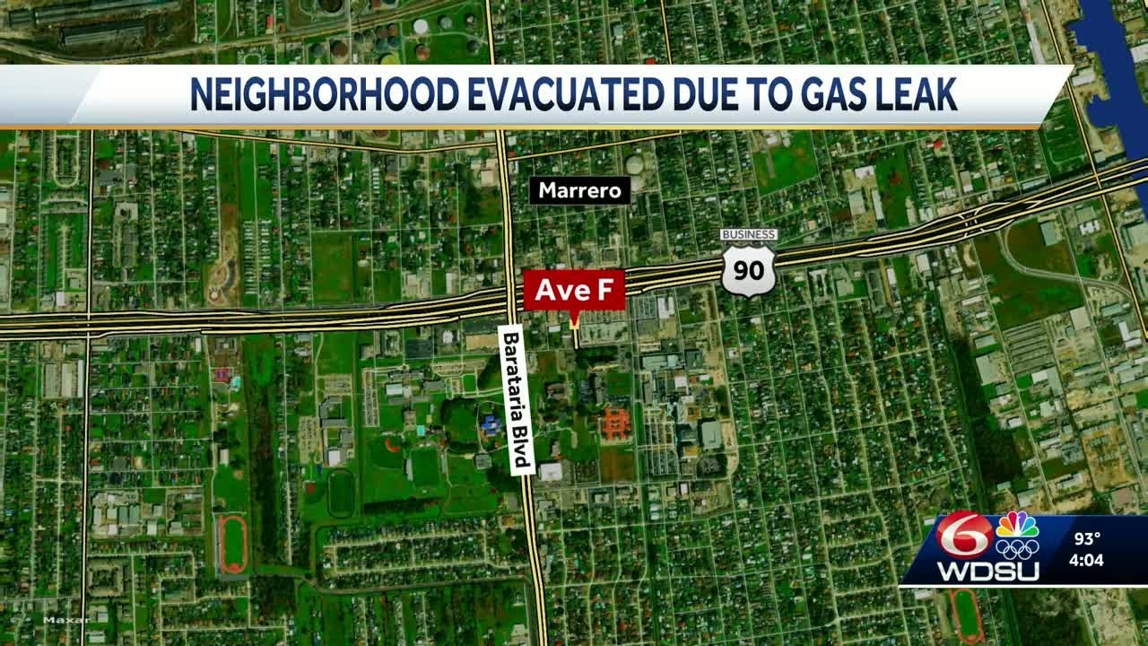 Multiple homes evacuated in Marrero due to gas leak - YouTube