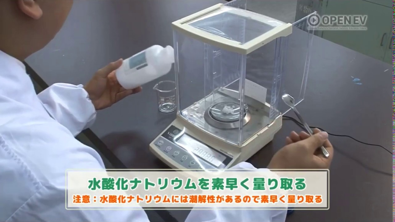 24追加 化学基礎　中和滴定　器具の使い方