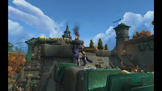 A Relaxed In-Between Panoramic View Of Proudmoore Keep - Boralus Harbour Wow Bfa