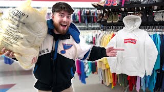 I Thrifted A $300 Supreme Hoodie?! Trip to the Thrift!
