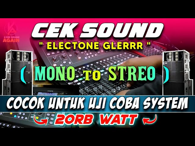 CEK SOUND DANGDUT KOPLO GLERR KENDANG SUPER PULEN DI JAMIN MANTAB 2024 class=