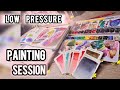 ✨ Paint Swatch & Doddling with Paint| Ft. M Graham watercolor 🎨