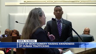 Montgomery raising awareness of human trafficking