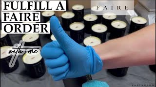 Fulfill a Faire Wholesale Candle Order with me