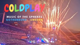COLDPLAY - MUSIC OF THE SPHERES WORLD TOUR - GOTHENBURG SWEDEN - HIGHLIGHTS 4K