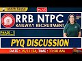 PYQ DISCUSSION II GENERAL STUDY II RRB NTPC II RAILWAY RECRUITMENT 2024 II CLASS 7