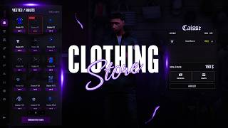 Fivem Advanced Clothes Shop Script