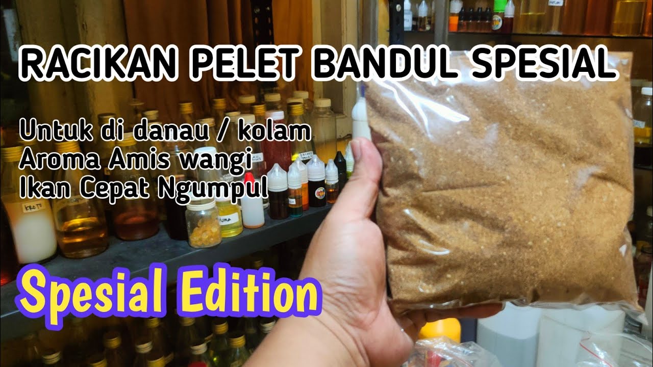 Meracik Pelet Bandul Spesial Pengumpul ikan Nila/Mas di danau atau di kolam || Pelet Sakti