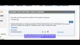 GO IEP Present Levels with Captions