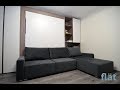 FLAT - Corner Movable Sofa HiddenBed Queen Size SaveSpace Wardrobe Wall bed with BIG Sofa FLAT - Corner Movable Sofa HiddenBed Queen Size SaveSpace Wardrobe Wall bed with BIG Sofa