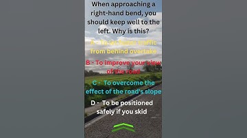 BEND #drivingtestroutes #drivingexam #driving #cars #facts  #drivingtheorytest