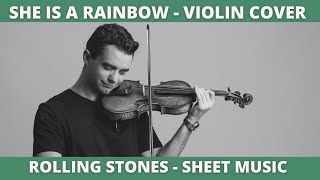 She is a Rainbow Violin Cover Rolling Stones Violines para casamiento Strings and piano #violines