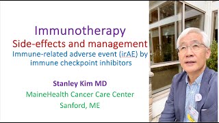 Immunotherapy sideeffects and management