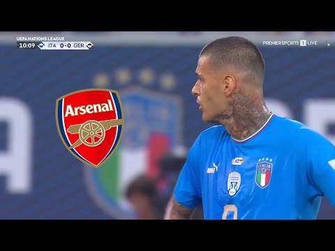 Gianluca Scamacca vs Germany | Nations League 2022 | Arsenal Target?