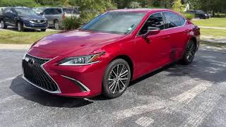 2022 Lexus ES350 in Matador Red Mica For Sale Near Myrtle Beach, SC