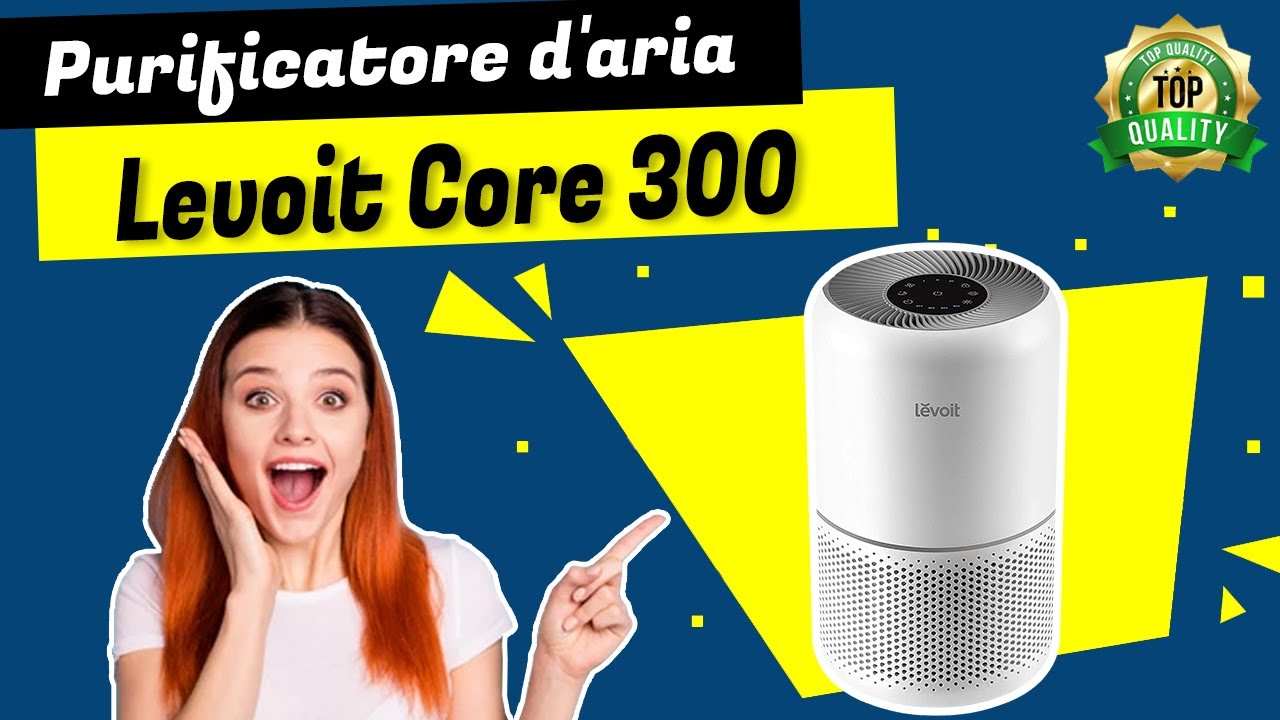 3 pezzi) Core300S Filtro di ricambio per purificatore d'aria LEVOIT Core 300 e Core 300S, H13 True HEPA filtri, 3 in 1 filtri, verde Core300/300S