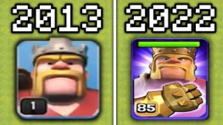barbarian king in 2013 vs now