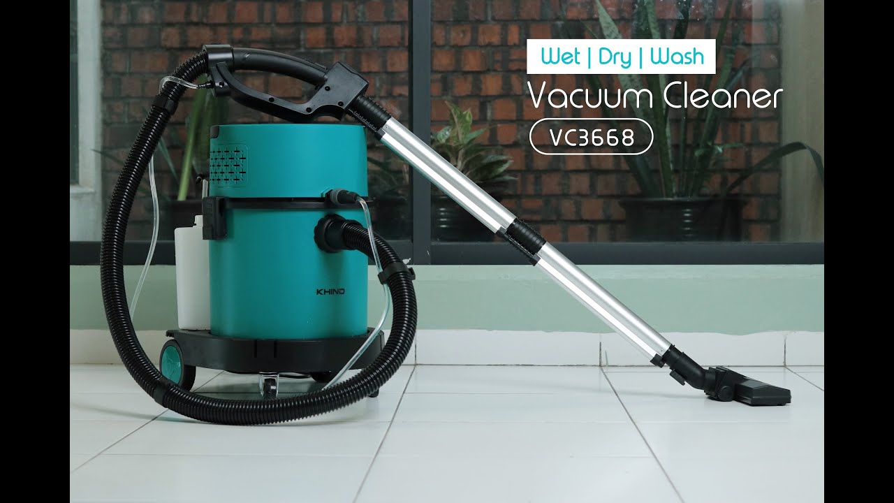 KHIND VC3668 Wet & Dry Vacuum Cleaner Multipurpose for Indoor