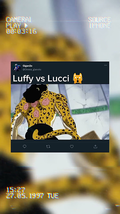 Luffy vs Lucci for the 1st time 🥶 #onepiece #anime #fpyシ