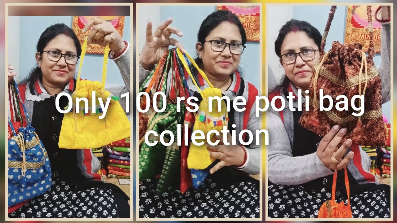 Reba Creations me aj hai only 100 rs me potli bag collection..7811089698