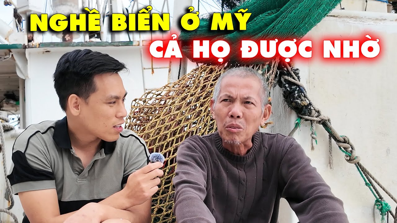 Nghề biển ở MỸ có Giàu không? Đánh bắt Tôm biển ở MỸ như thế nào? -Thơ Lê cuộc sống miền quê nước MỸ