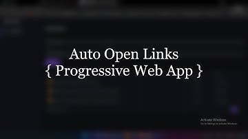 Auto Open Links | PWA | React Js | React js for beginners