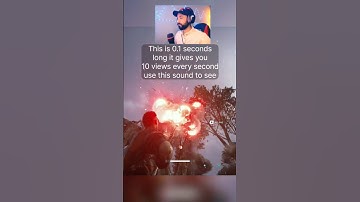 This video is 0.1 seconds long it gives you 10 views every send try this sound to see