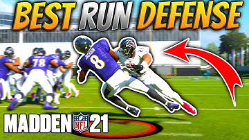 THE BEST RUN DEFENSE IN MADDEN 21! STOP EVERY RUN! Madden 21 Best Defense
