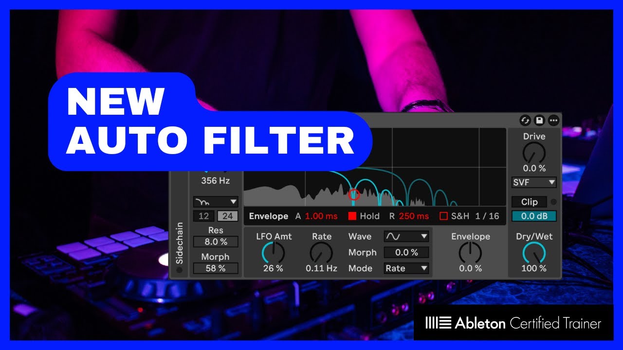 Ableton Live 12 : Créez des effets dynamiques avec le nouvel Auto Filter