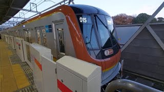 東京メトロ副都心線17000系17191F各駅停車元町・中華街駅行き多摩川駅発車(2022/12/21)